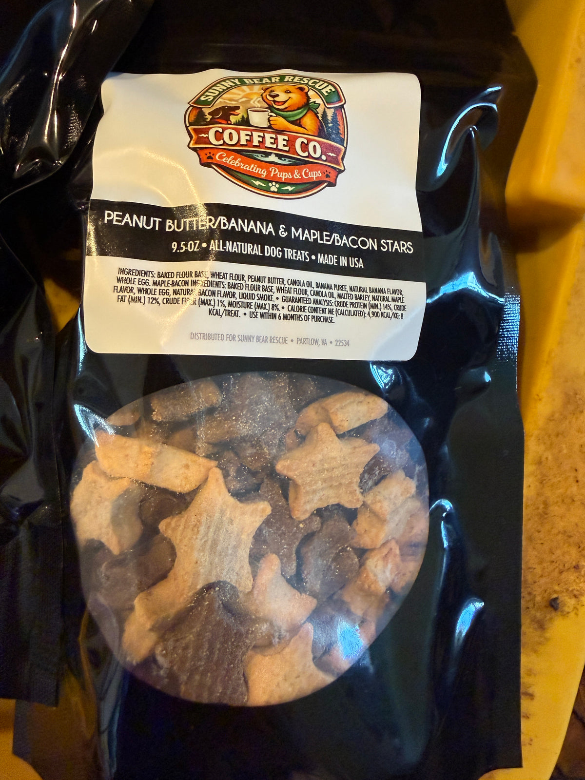 Sunny Bear's Peanut Butter/Banana & Maple/Bacon Stars