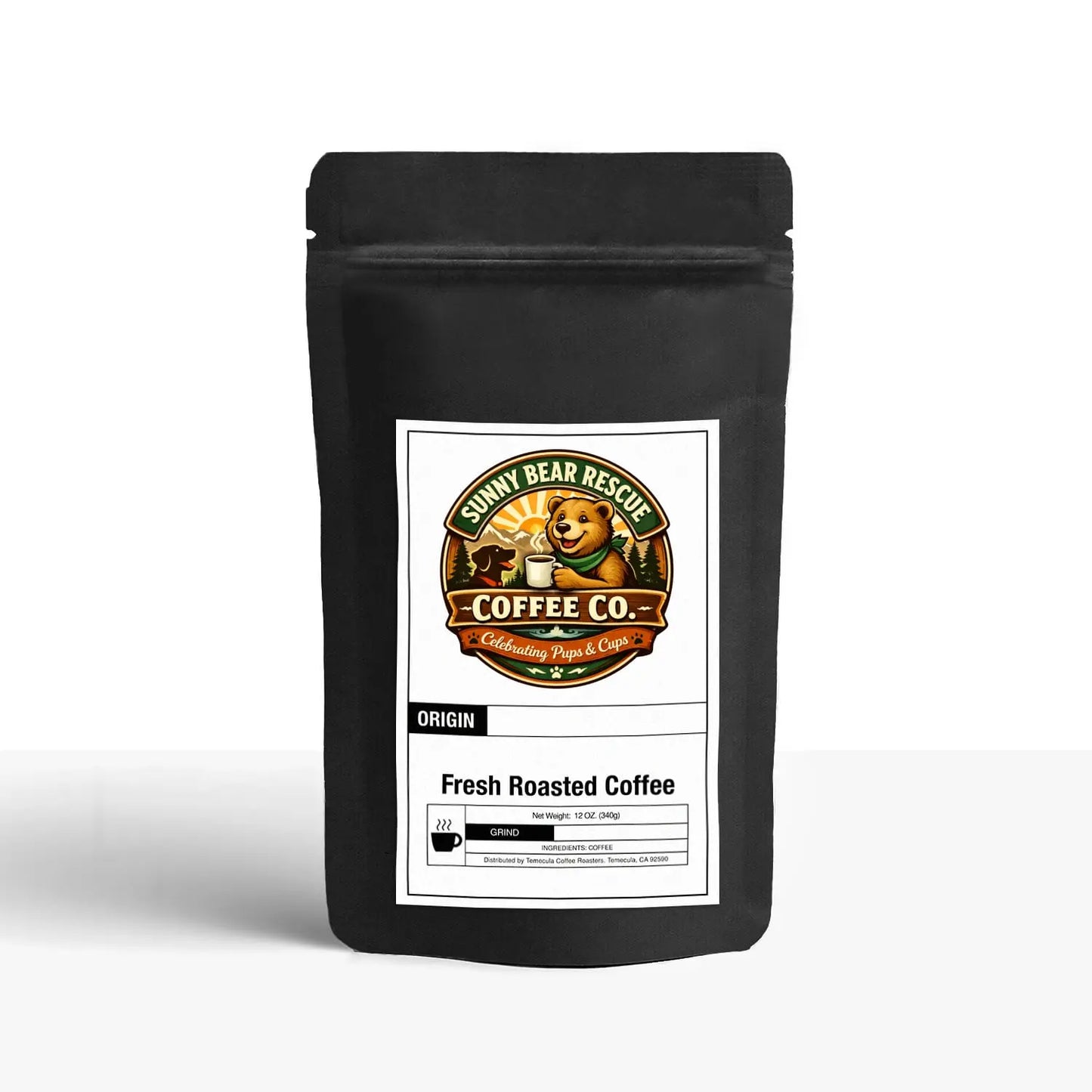 12 Pack Single Serve Coffee Capsules Sunny Bear Rescue Coffee Co.
