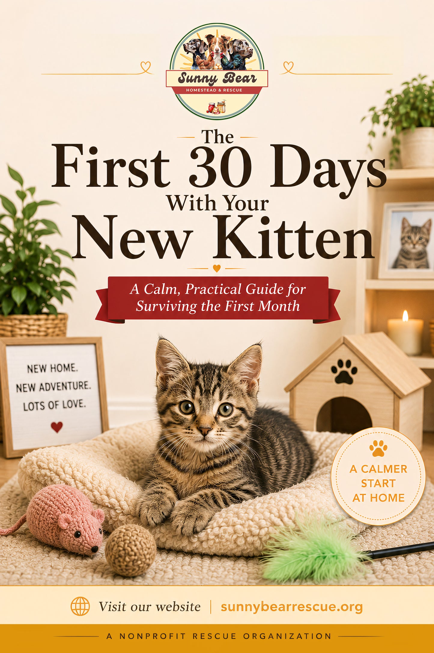 The First 30 Days With Your New Kitten: A Calm, Practical Guide for the First Month With a Kitten