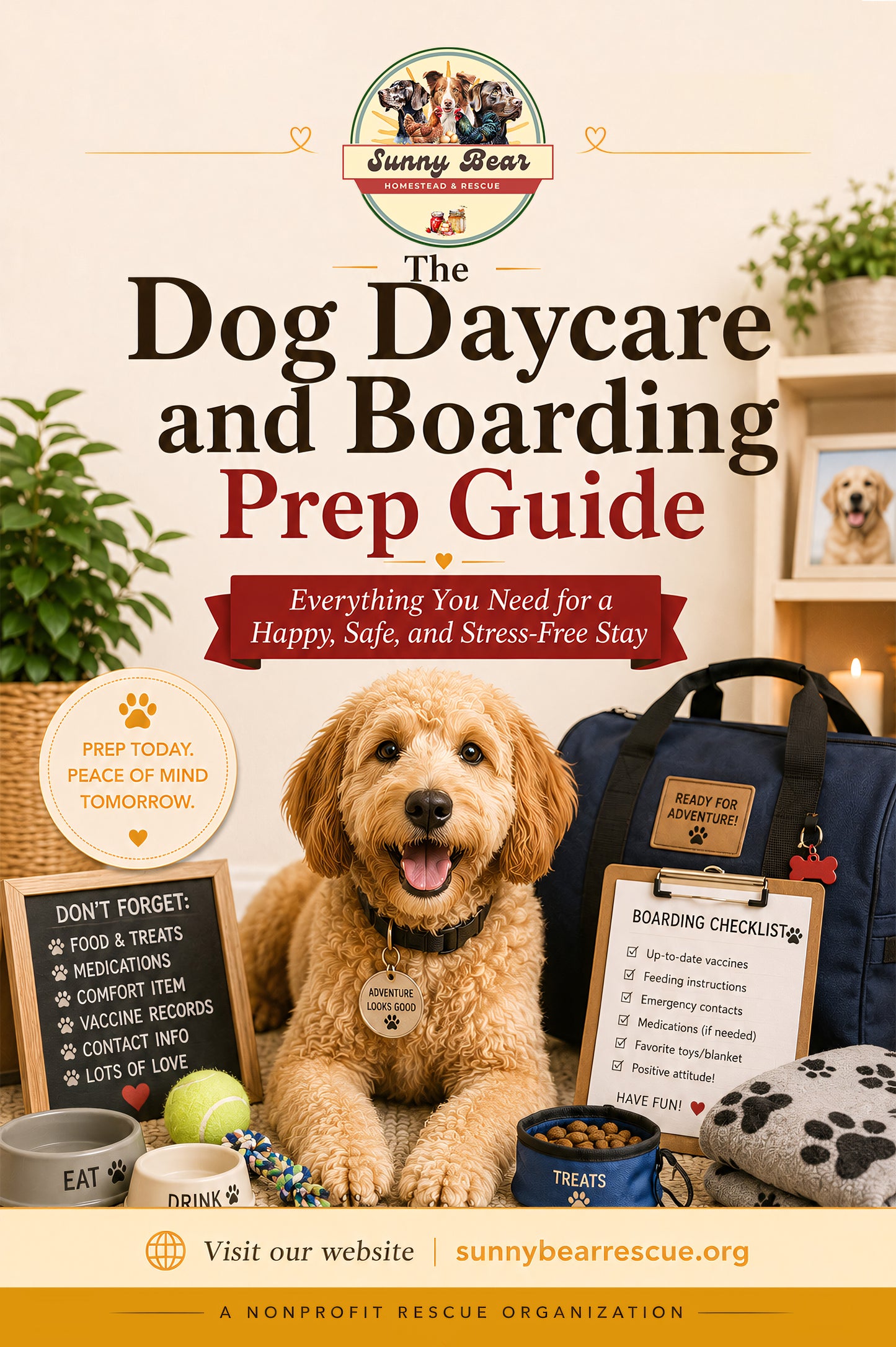 The Dog Daycare and Boarding Prep Guide: A Practical Guide to Safer Drop-Offs, Packing, Questions, and Less Stress