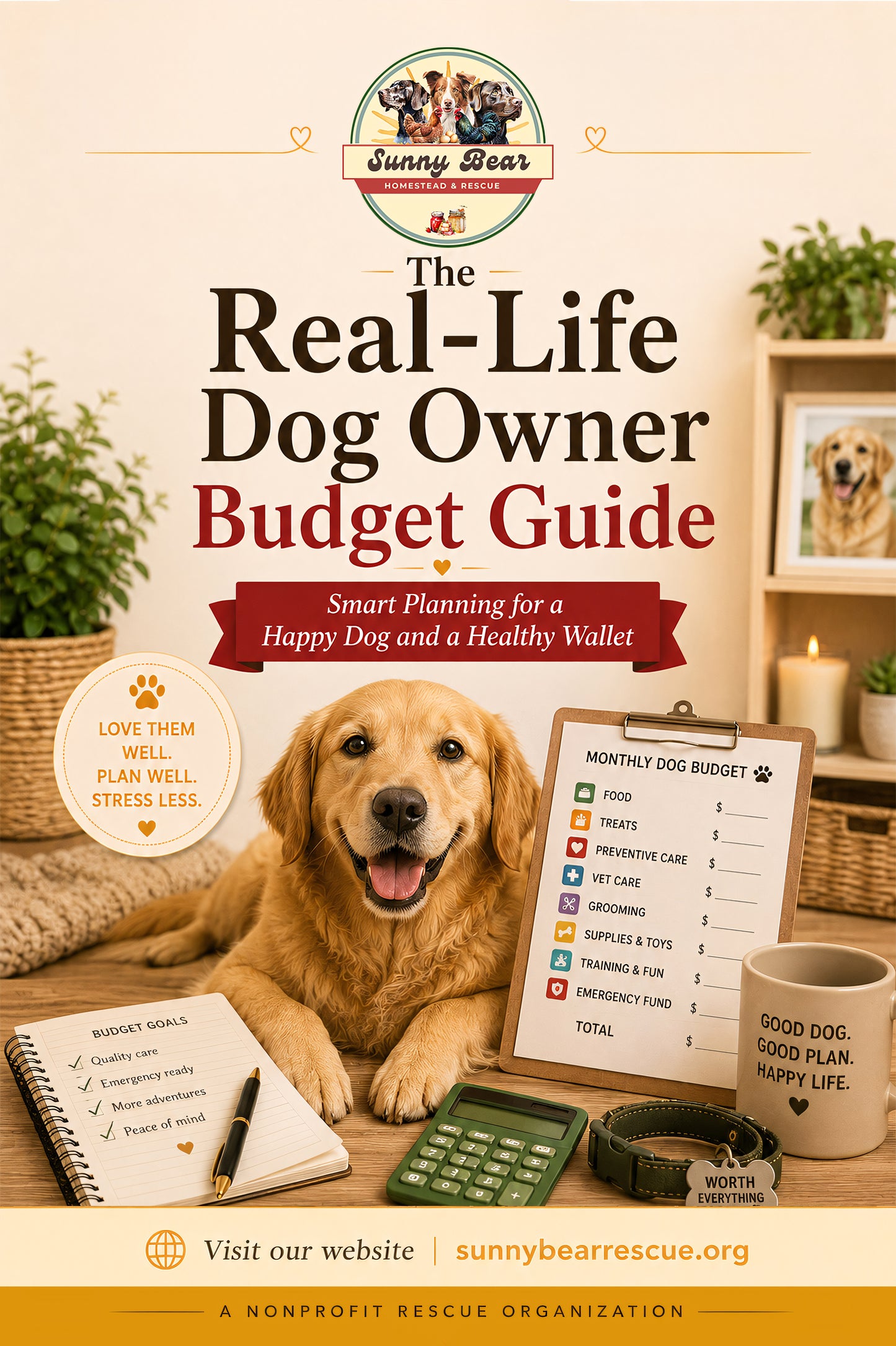The Real-Life Dog Owner Budget Guide: A Practical Guide to Food, Vet Care, Supplies, Emergencies, and Monthly Costs