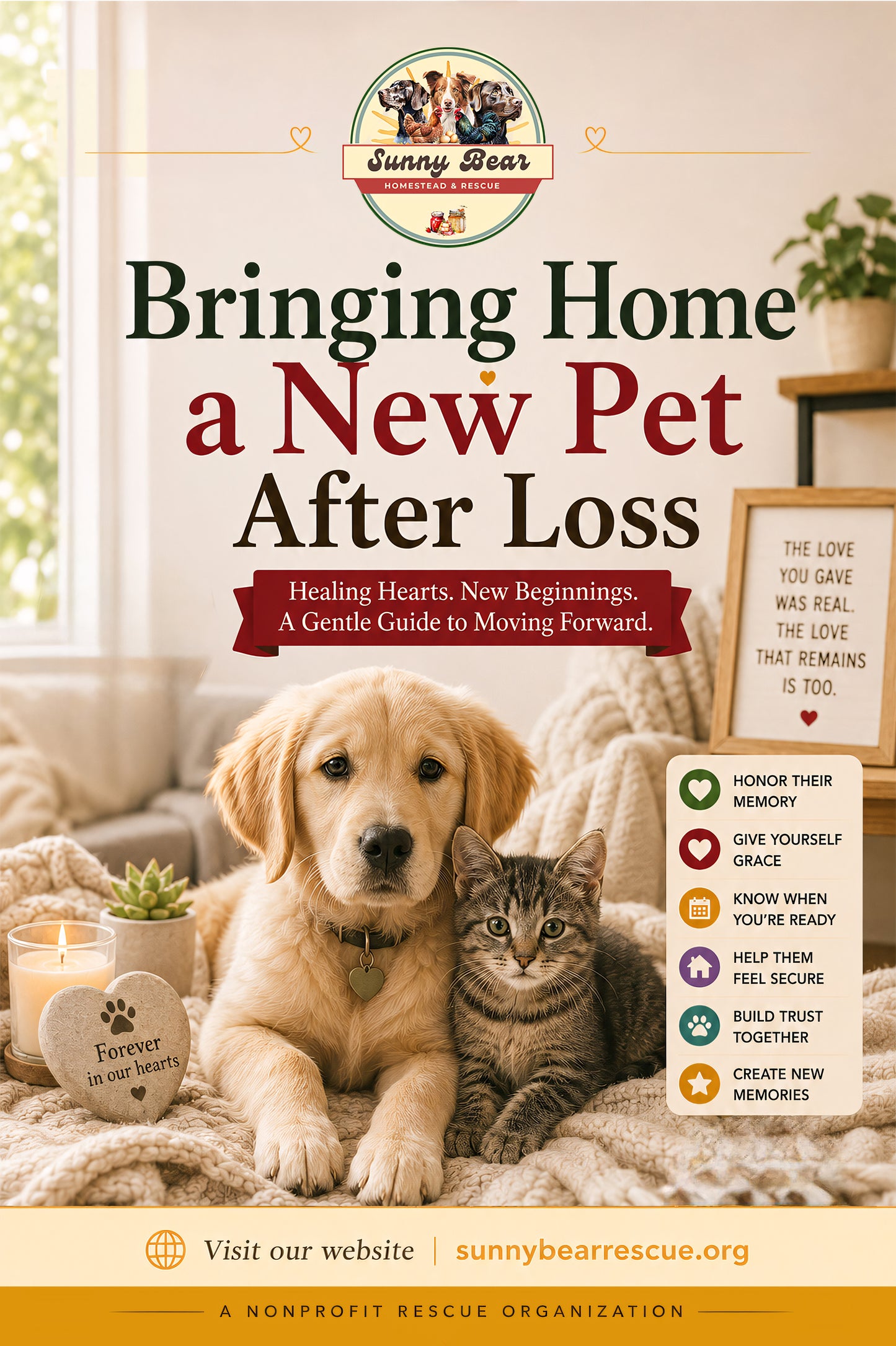 Bringing Home a New Pet After Loss ~ A Gentle Guide to Readiness, Grief, Comparison, and Starting Again