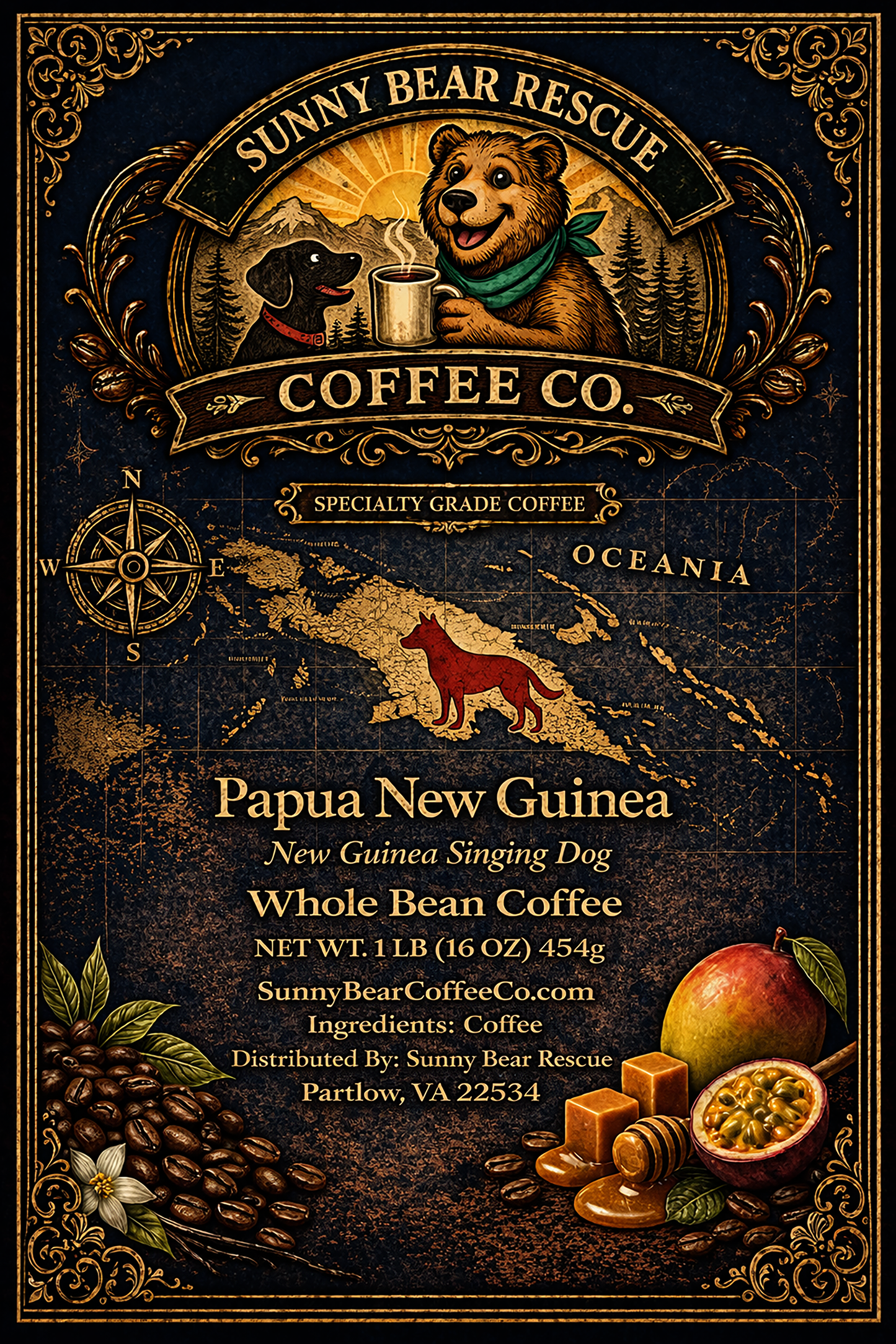 Papua New Guinea Sunny Bear Rescue Coffee Co.
