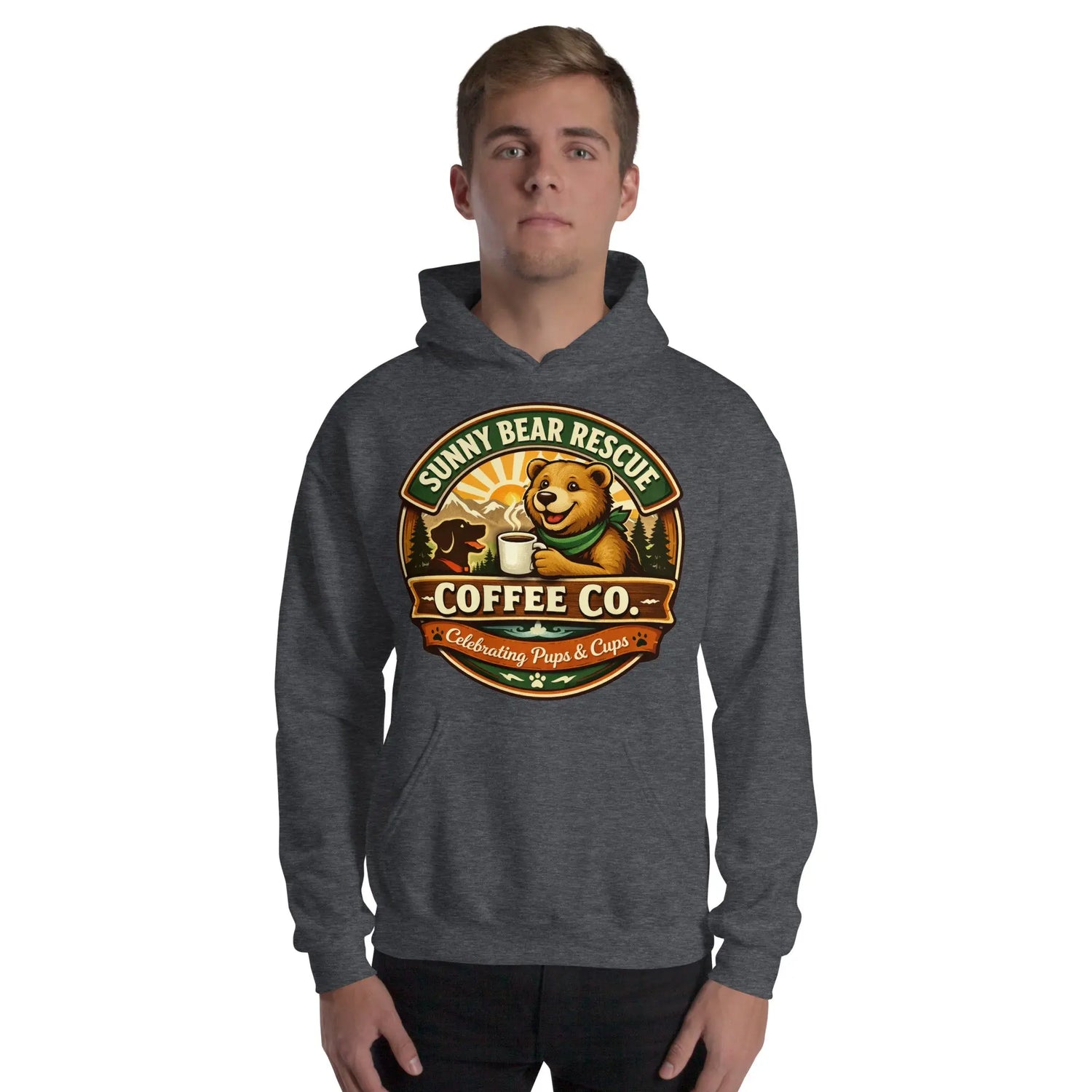 Hoodies-Sweatshirts Sunny Bear Rescue Coffee Co.