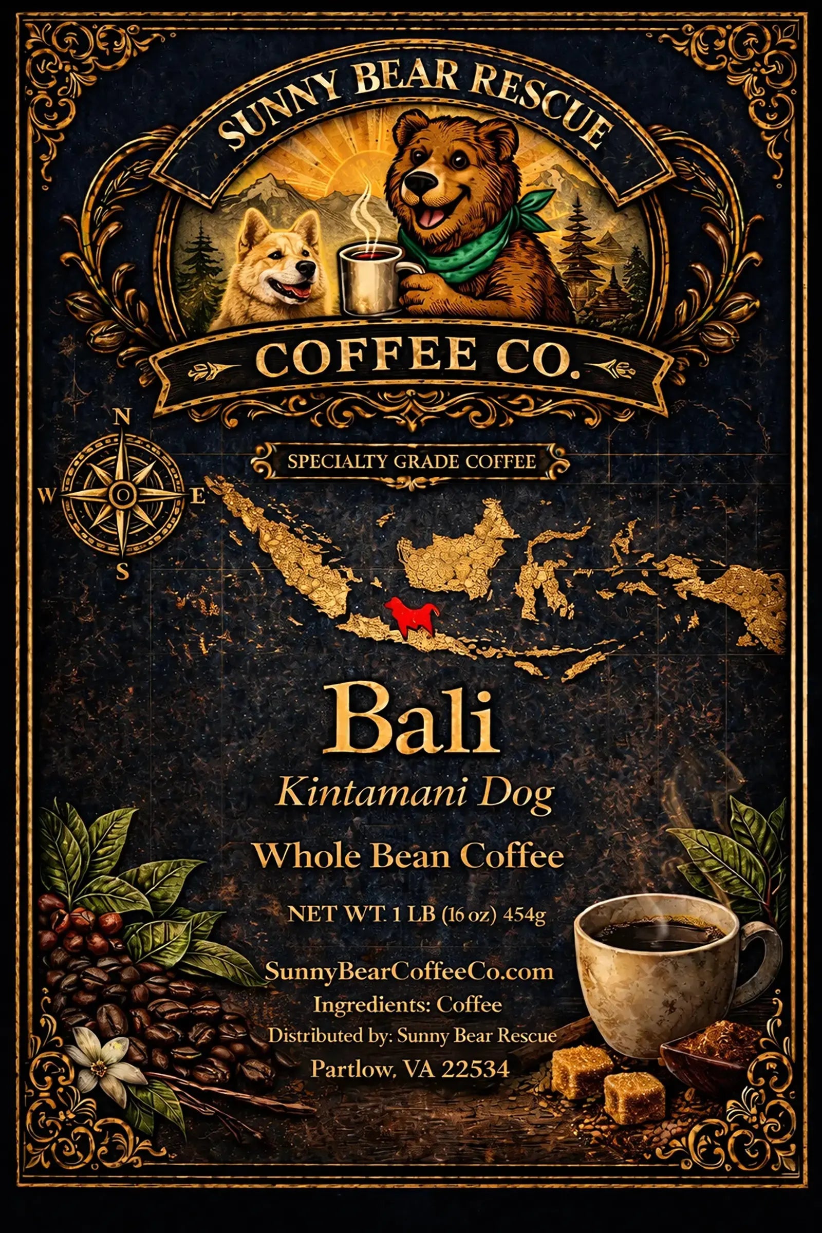 Bali Sunny Bear Rescue Coffee Co.