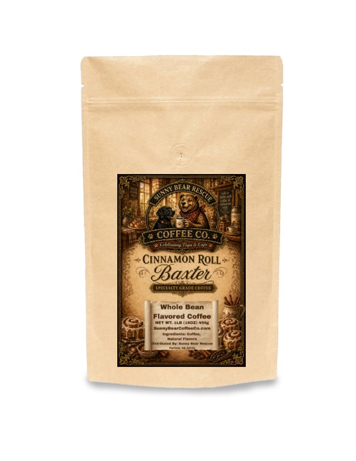 Cinnamon Roll ~ Baxter Sunny Bear Rescue Coffee Co.