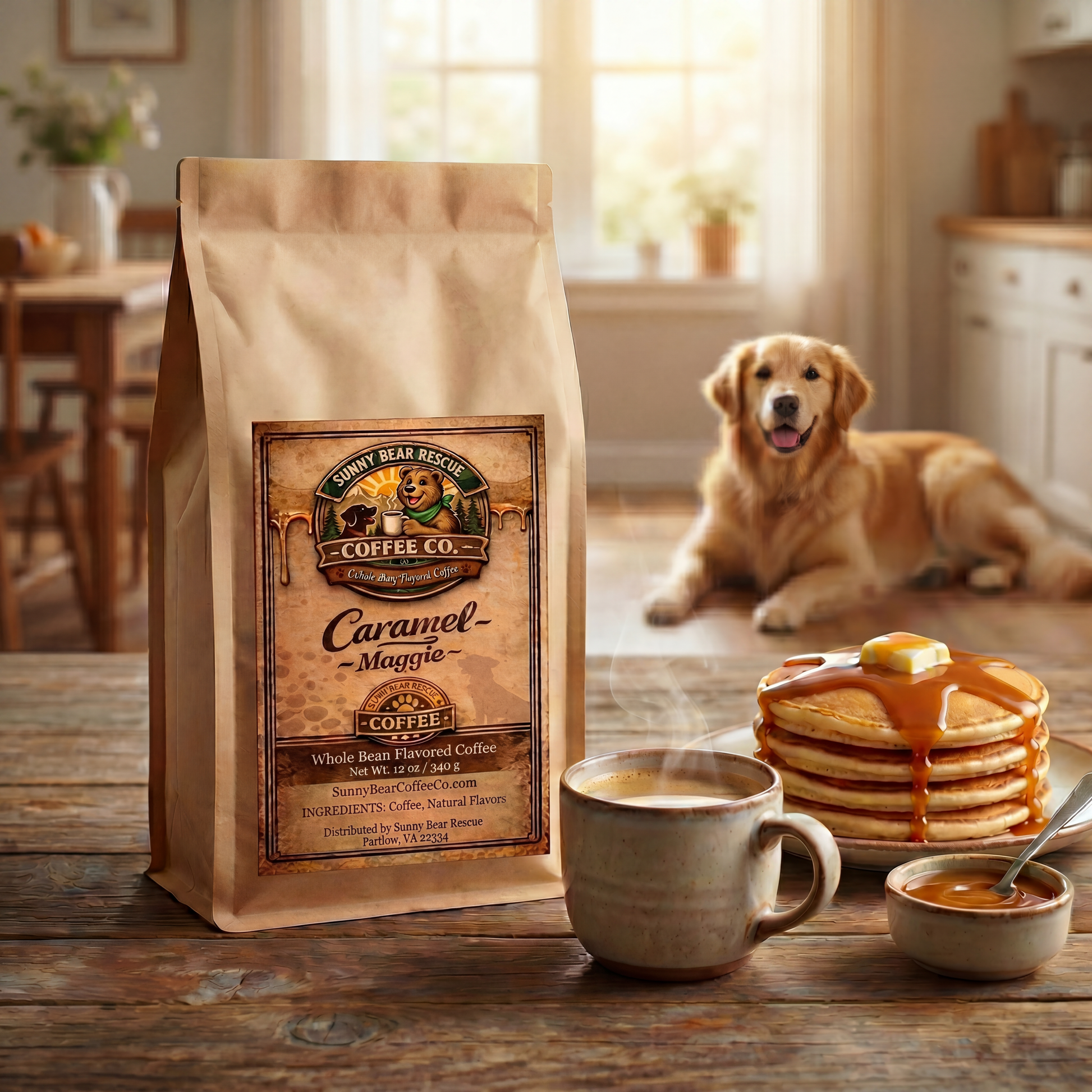 Caramel ~ Maggie Sunny Bear Rescue Coffee Co.
