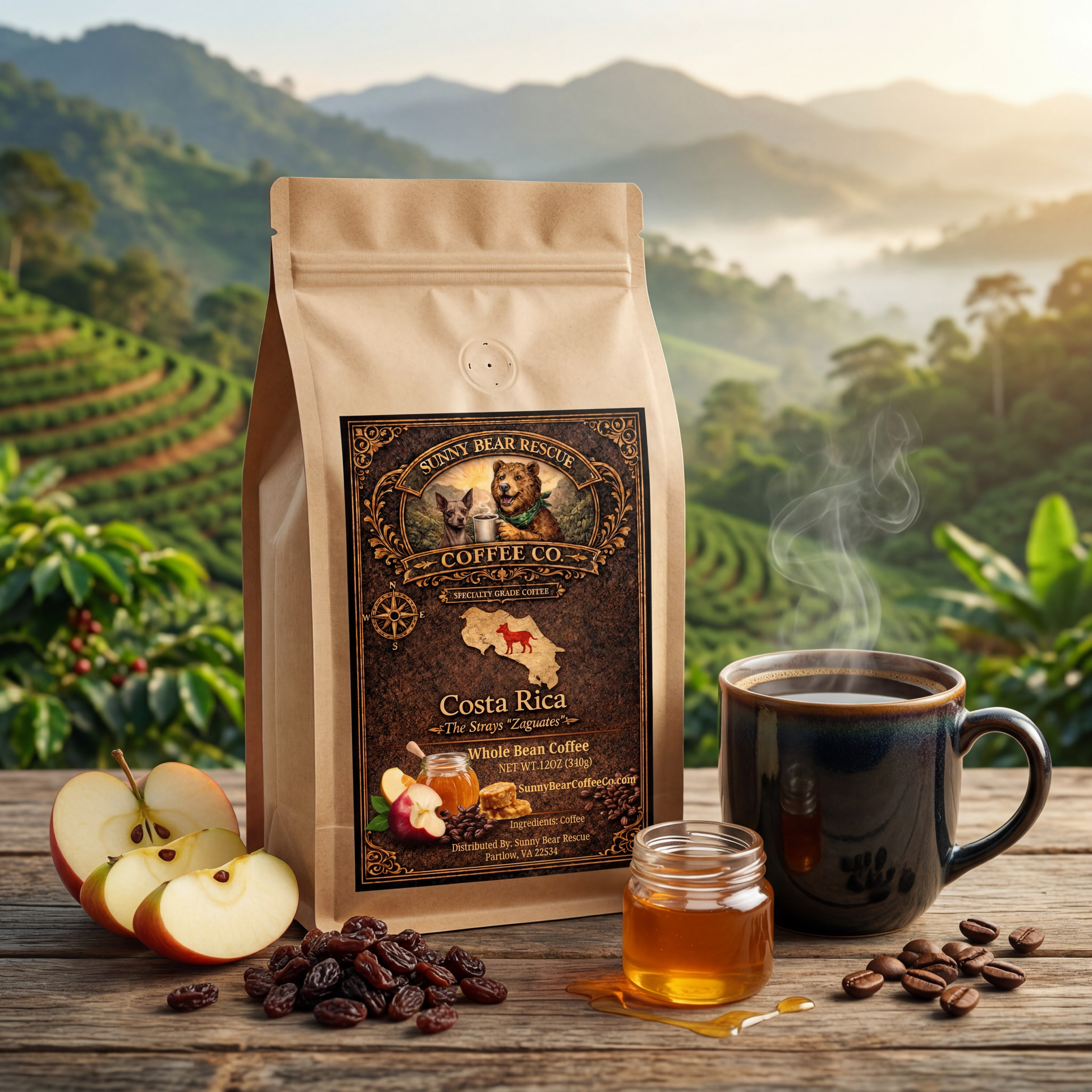 Costa Rica Sunny Bear Rescue Coffee Co.