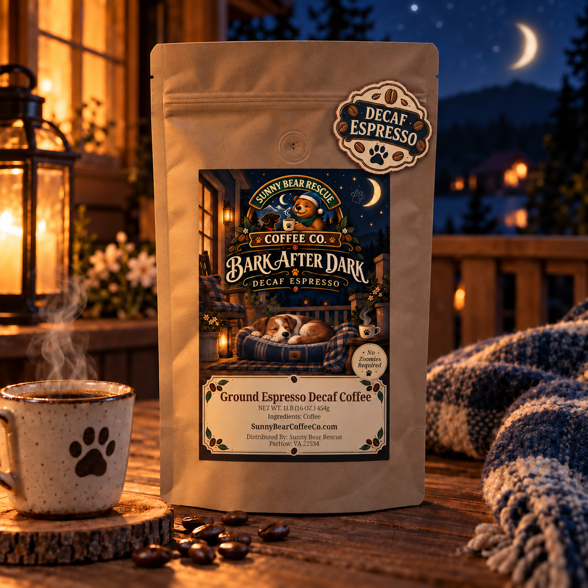Bark After Dark ~ Decaf Espresso