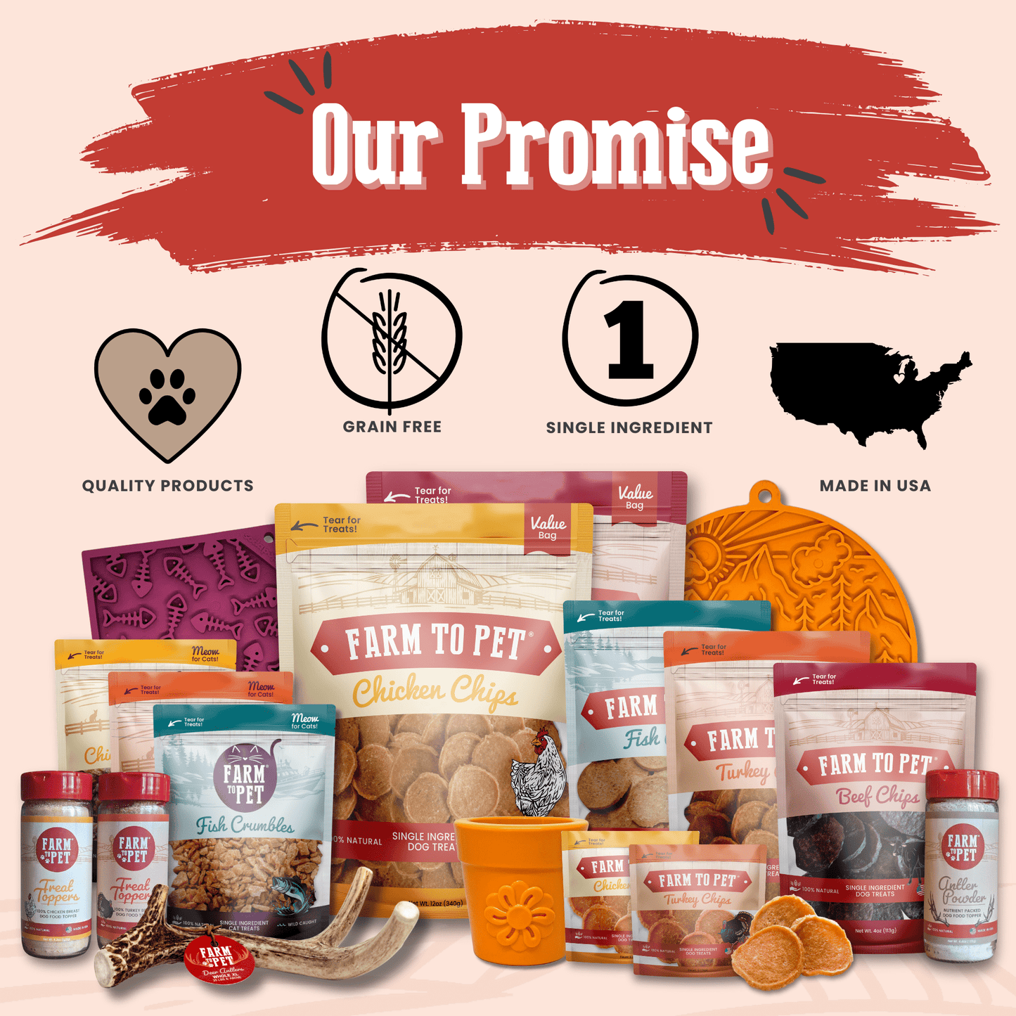 Puppy Packs 'n Snacks Dog Treat Starter Pack | Single-Ingredient Training Treats