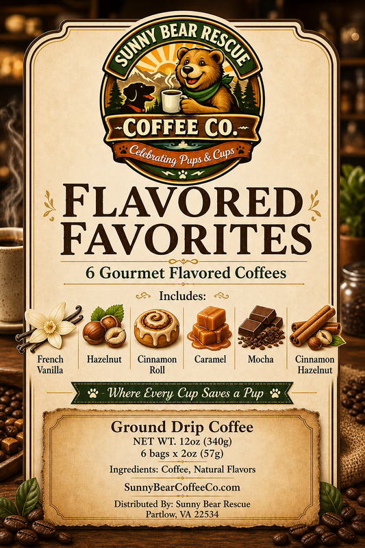 SBR Coffee Co. Flavored Coffees Sample Pack