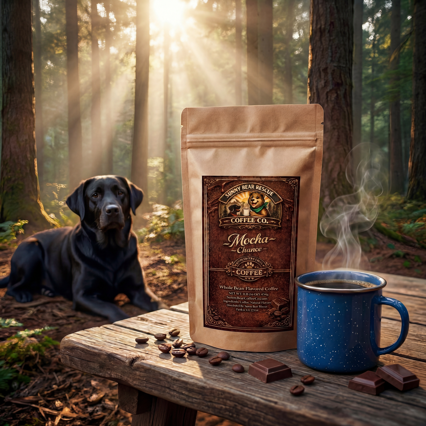 Mocha ~ Chance Sunny Bear Rescue Coffee Co.