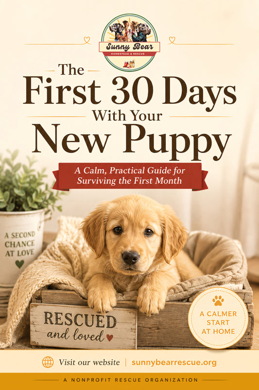 The First 30 Days With Your  New Puppy ~ A Calm, Practical Guide for Surviving the First Month ~ EBook