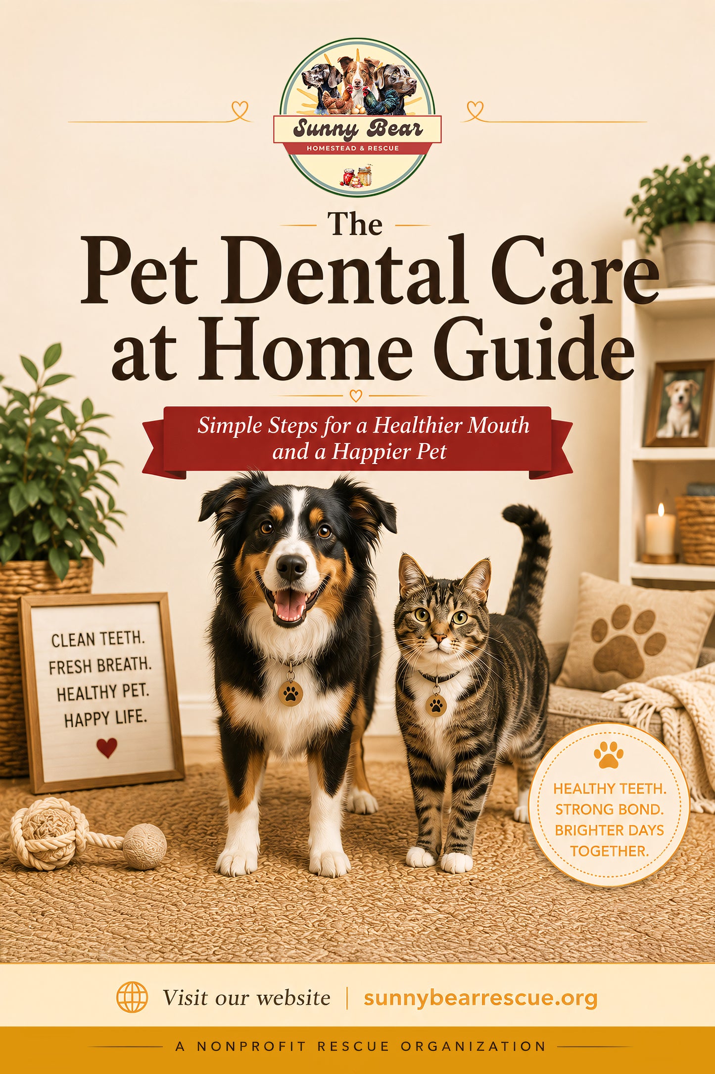The Pet Dental Care at Home Guide: A Simple Guide to Cleaner Teeth, Fresher Breath, and Better Daily Habits