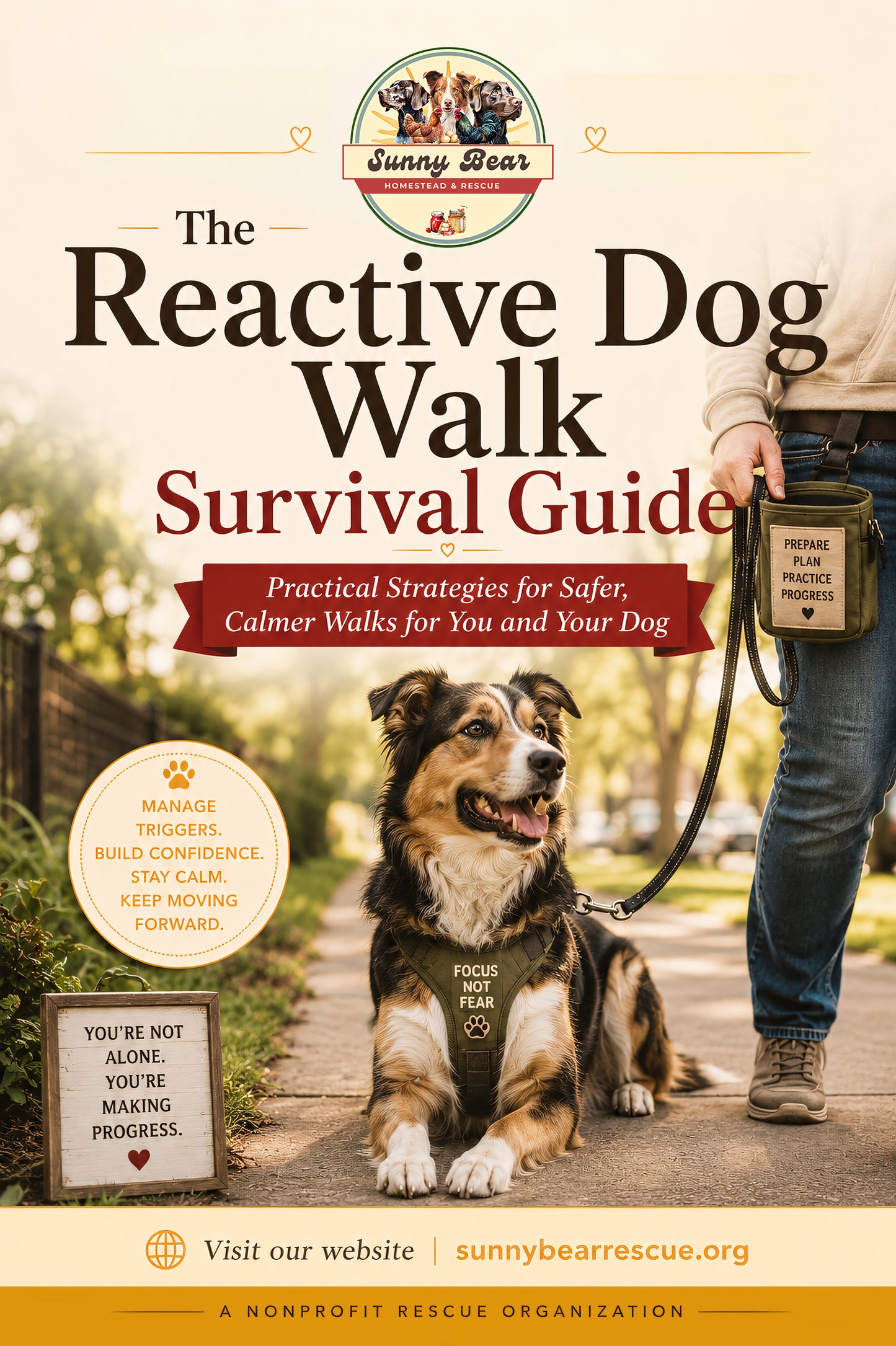 The Reactive Dog Walk Survival Guide: A Practical Guide for Calmer Walks, Triggers, and Safer Outings