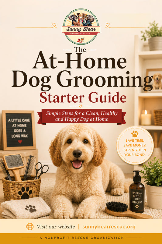 The At-Home Dog Grooming Starter Guide: A Practical Guide to Baths, Brushing, Nails, Ears, and Less Mess