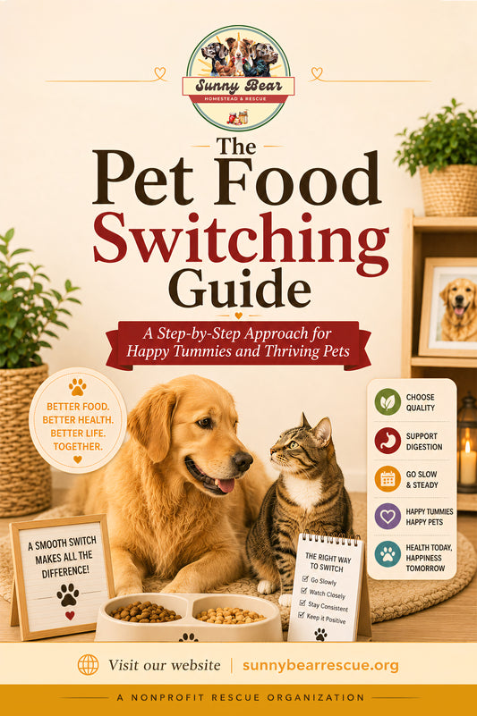 B33 ~ The Pet Food Switching Guide: A Practical Guide to Changing Food Without Chaos, Confusion, or Pantry Waste