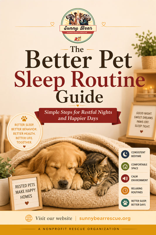 B35 ~ The Better Pet Sleep Routine Guide ~ A Practical Guide to Nighttime Rest, Bedtime Chaos, and Calmer Evenings