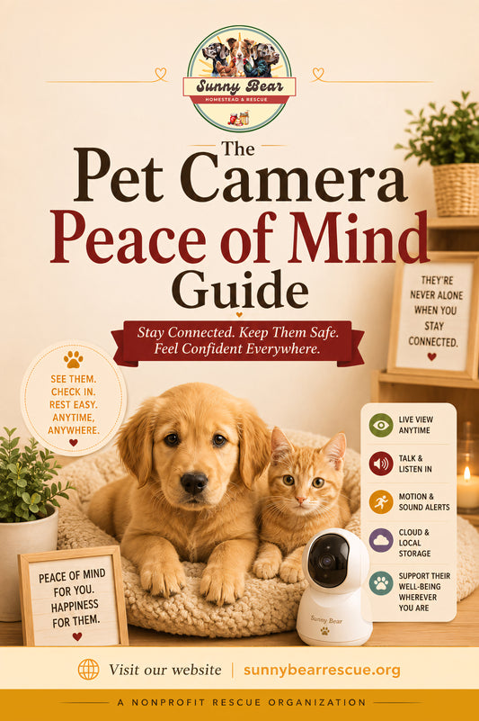 B36 ~ The Pet Camera Peace of Mind Guide ~ A Practical Guide to Watching Pets Without Obsessing or Worrying All Day