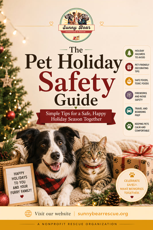 B39 ~ The Pet Holiday Safety Guide ~ A Practical Guide to Guests, Decorations, Food, Noise, and Seasonal Chaos