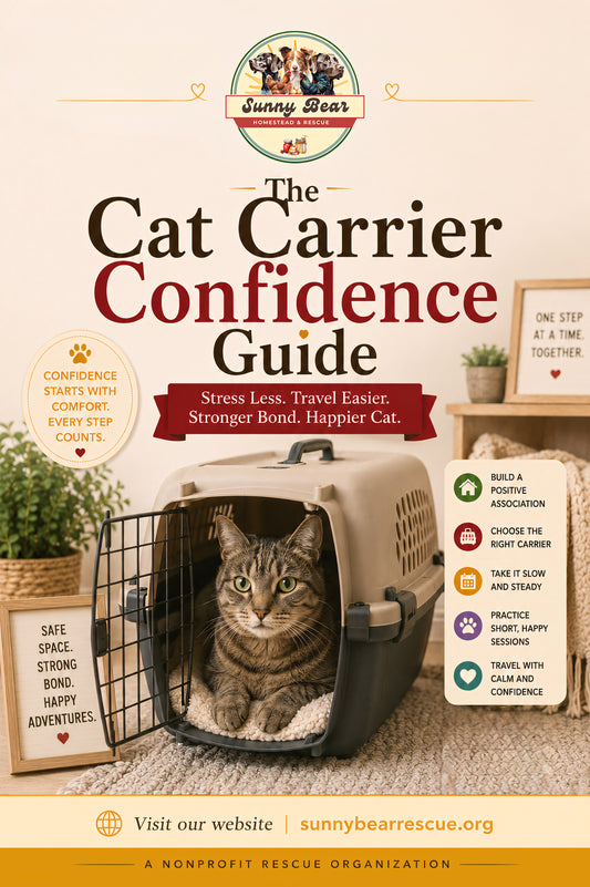 B45 ~ The Cat Carrier Confidence Guide ~ A Gentle Guide to Carrier Training, Vet Trips, Travel, and Less Panic