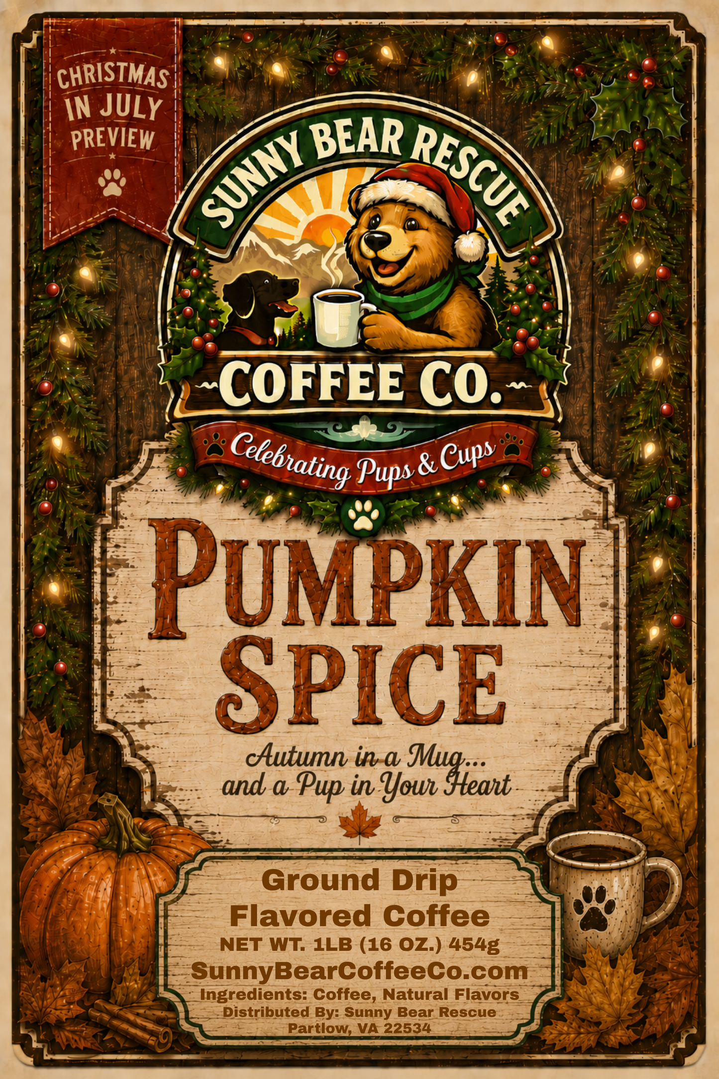 Pumpkin Spice ~ Autumn in a Mug ~ Christmas in July Preview
