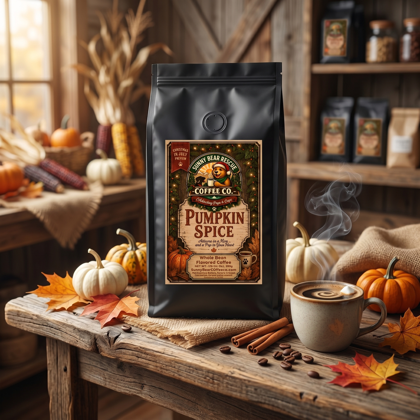 Pumpkin Spice ~ Autumn in a Mug ~ Christmas in July Preview