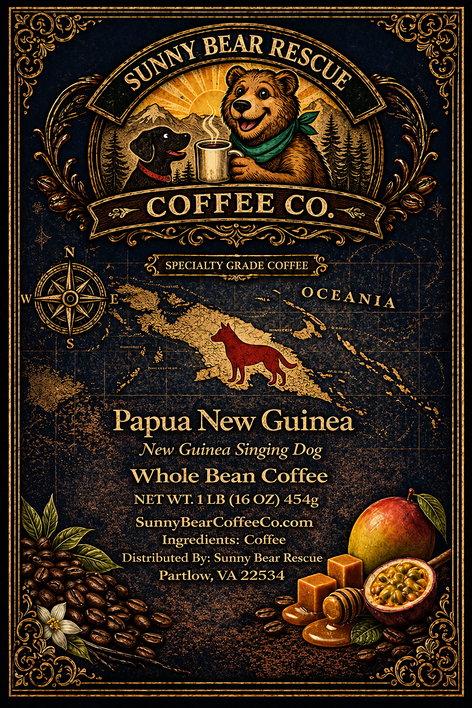 Papua New Guinea Sunny Bear Rescue Coffee Co.