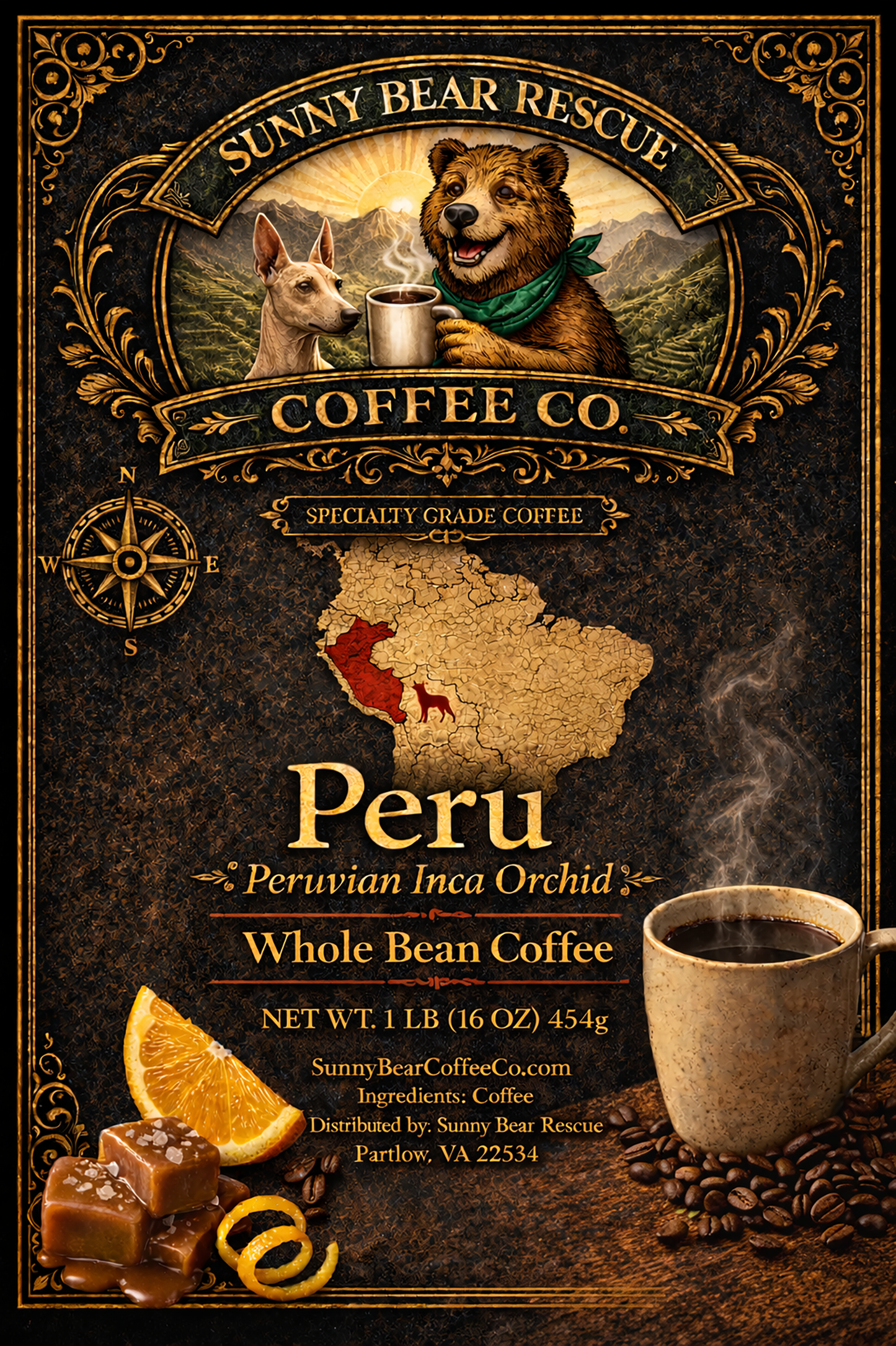 Peru Sunny Bear Rescue Coffee Co.