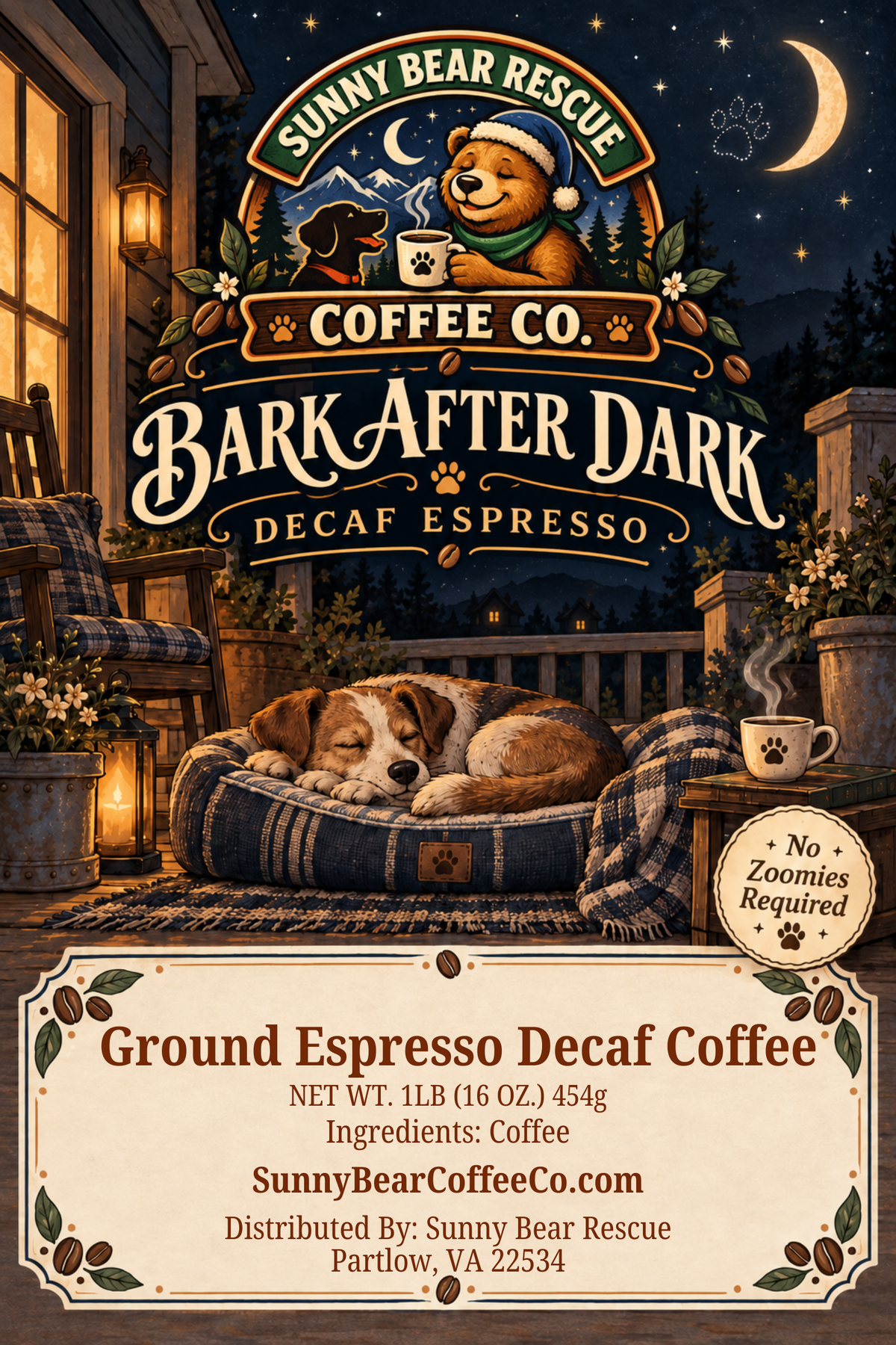 Bark After Dark ~ Decaf Espresso