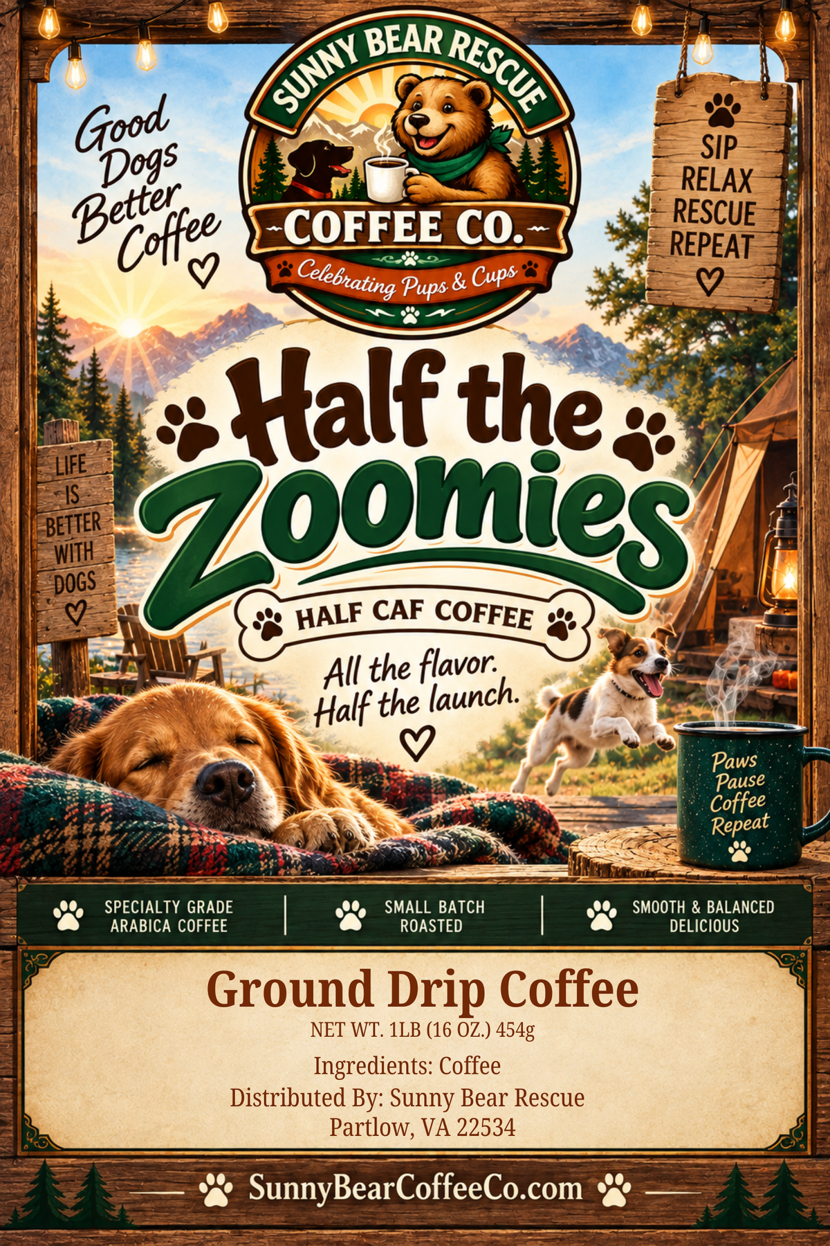Half the Zoomies ~ Half Caffinated Blend