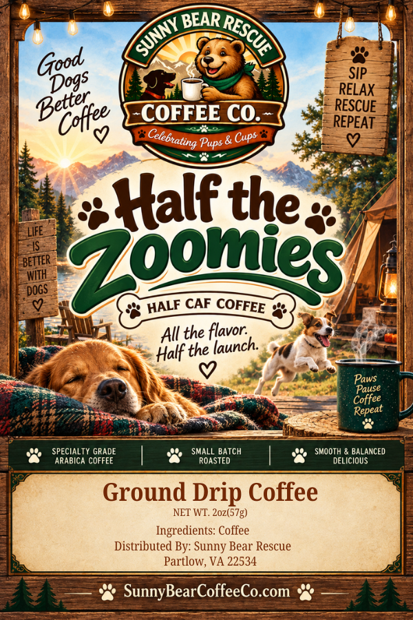 Half the Zoomies ~ Half Caffinated Blend