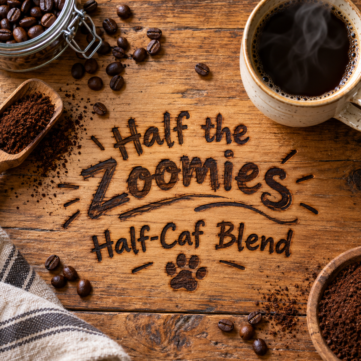 Half the Zoomies ~ Half Caffinated Blend
