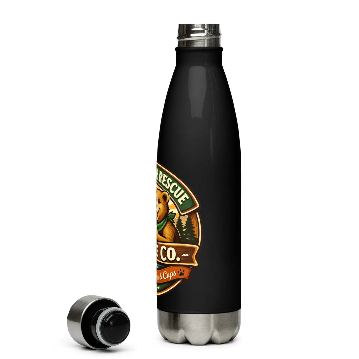 Sunny Bear Rescue Coffee Co. Stainless Steel Water Bottle - Sunny Bear Rescue Coffee Co.