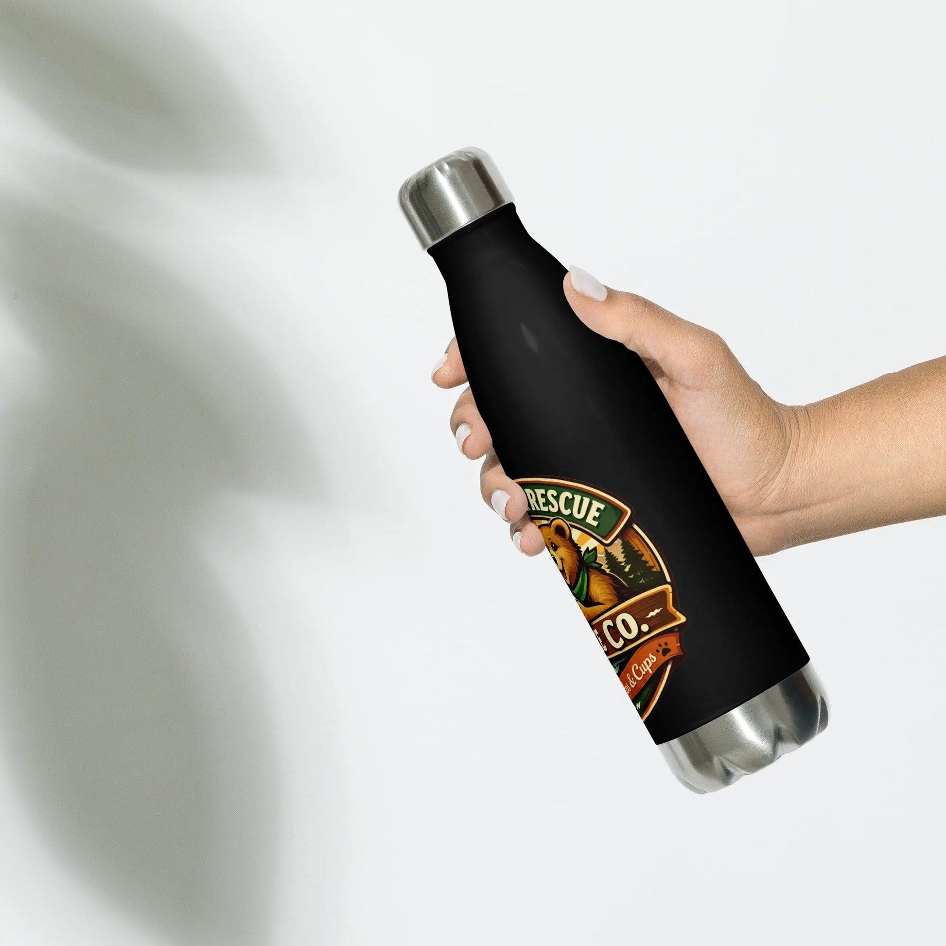 Sunny Bear Rescue Coffee Co. Stainless Steel Water Bottle - Sunny Bear Rescue Coffee Co.