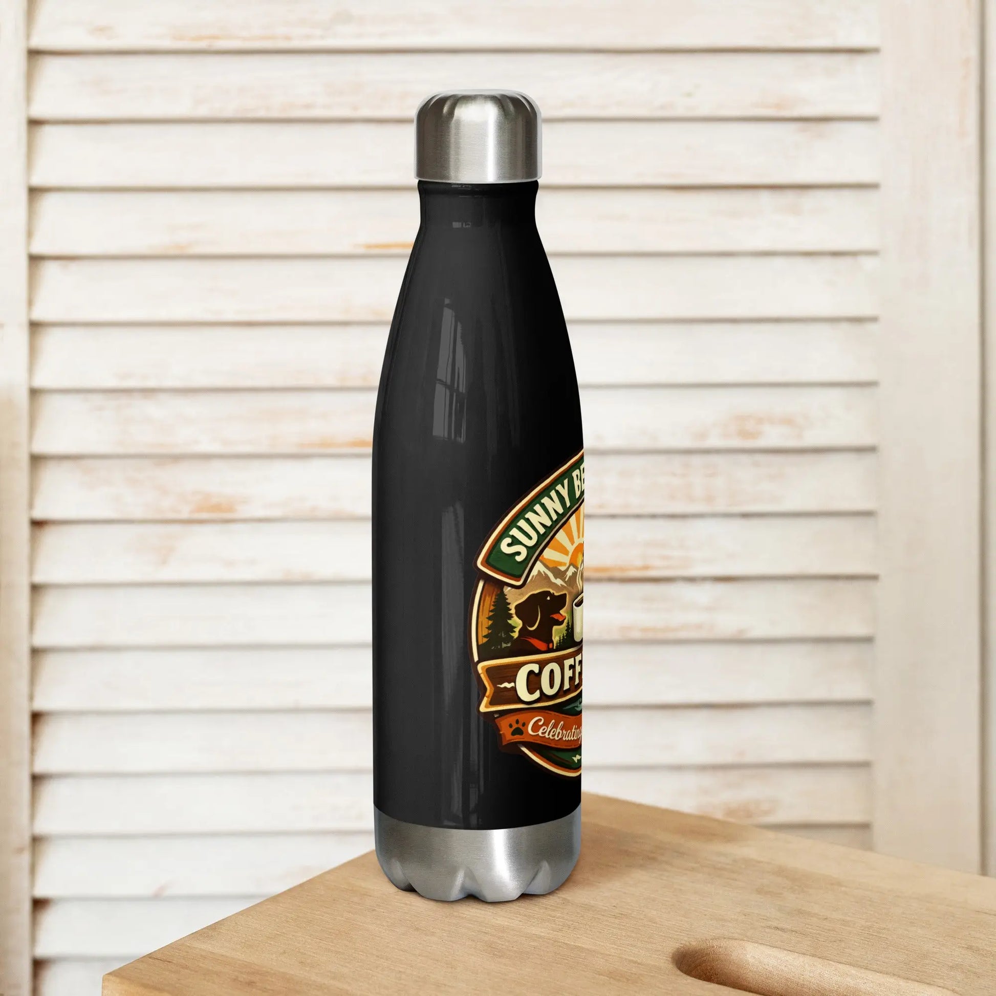 Sunny Bear Rescue Coffee Co. Stainless Steel Water Bottle - Sunny Bear Rescue Coffee Co.