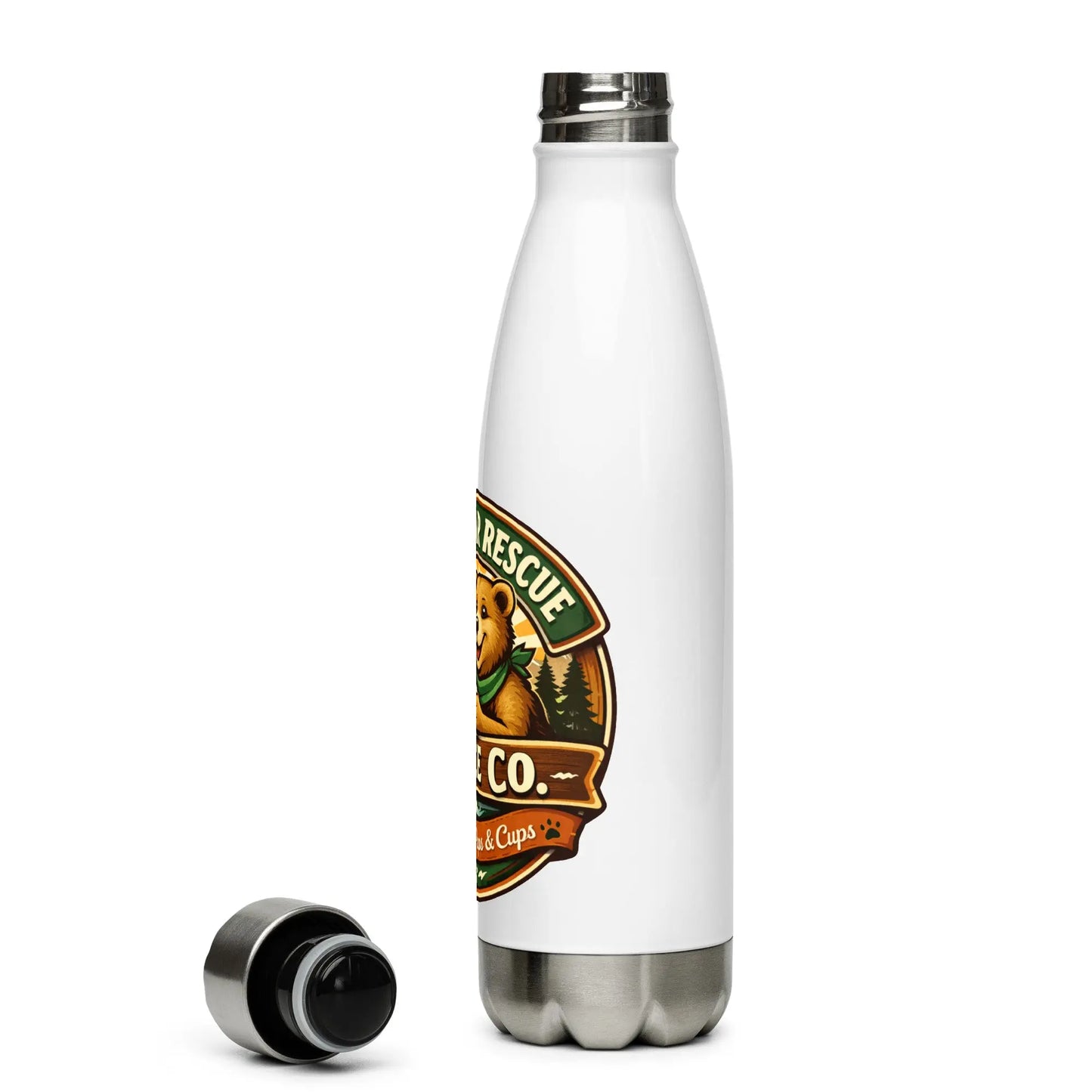 Sunny Bear Rescue Coffee Co. Stainless Steel Water Bottle - Sunny Bear Rescue Coffee Co.