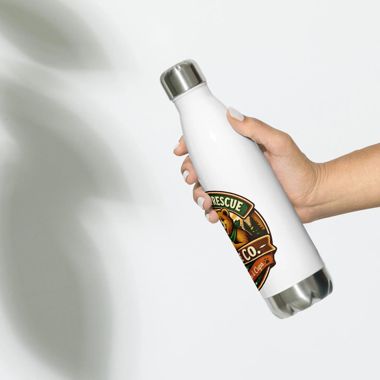 Sunny Bear Rescue Coffee Co. Stainless Steel Water Bottle - Sunny Bear Rescue Coffee Co.