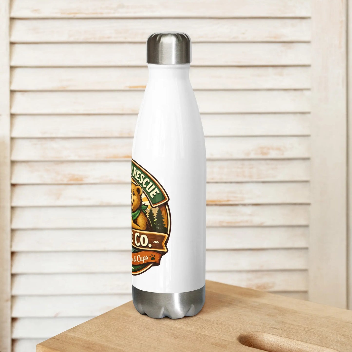 Sunny Bear Rescue Coffee Co. Stainless Steel Water Bottle - Sunny Bear Rescue Coffee Co.